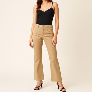 Escada Sport Retro 2000s Beige Bootcut Stretch Pants Women’s Size 40 (US 8)